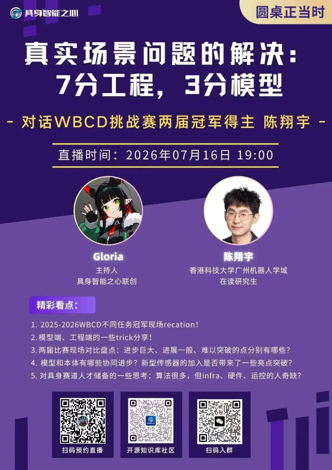 对话ICRA两届比赛冠军。具身真实场景问题的解决：7分工程，3分模型图1