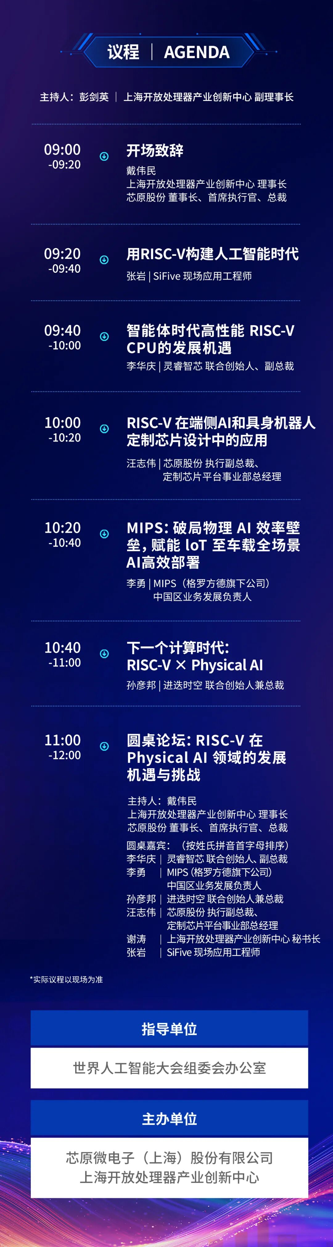 直播预告|【2026WAIC】RISC-V和物理智能论坛图3