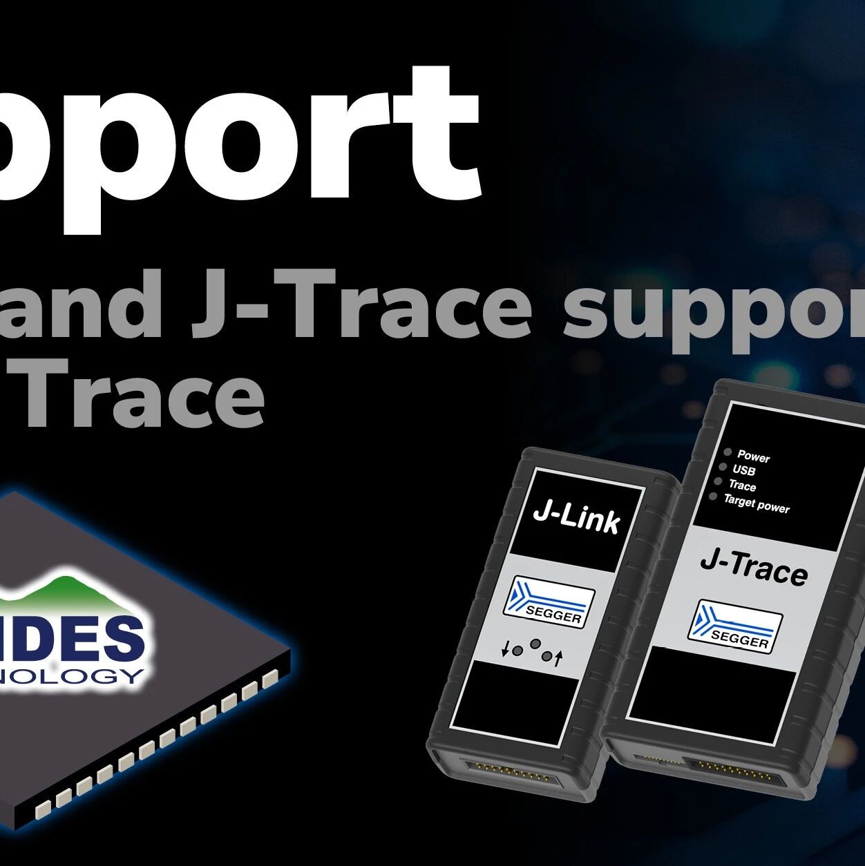 SEGGER J-Link和J-Trace现已支持Andes Trace技术