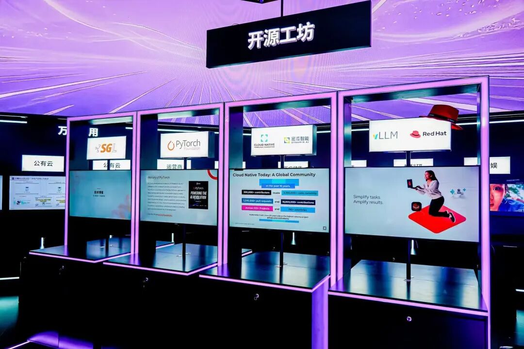 在WAIC,十大开源社区「挤」进了一个GPU展台图4