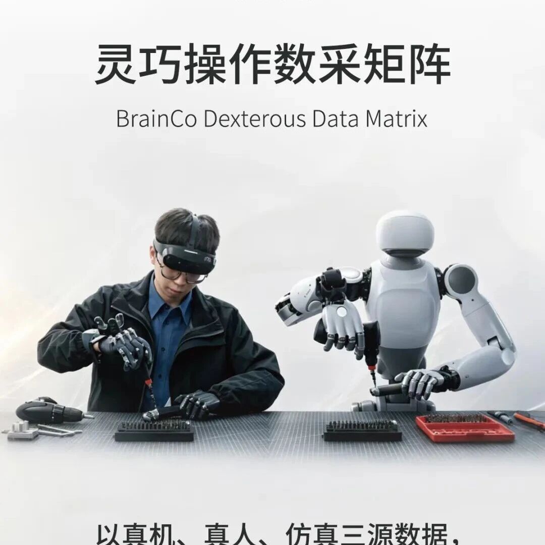 WAIC全球首发！BrainCo灵巧操作数采矩阵，构建具身数据飞轮