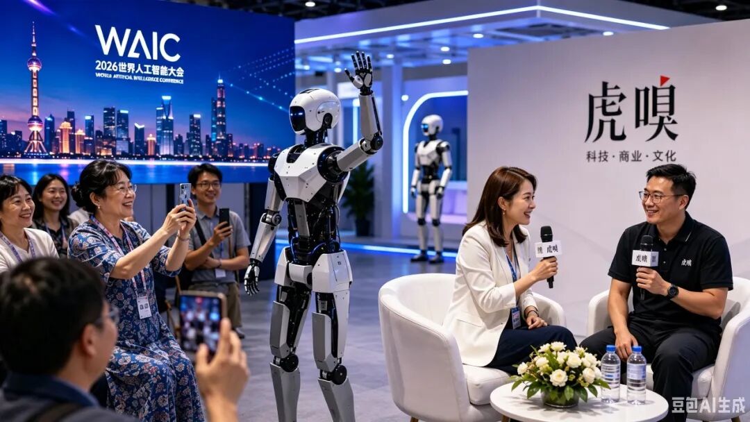 WAIC最冷静的8小时:20位CEO,把AI实账摊在了虎嗅的桌上图3