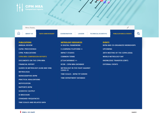 CIPM MRA 比对报告现已可在 bipm.org 上直接获取图2