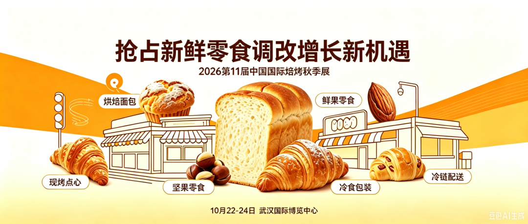 10.22-24武汉|Bakery China秋季展打造【新鲜零食调改创新增长平台】共探鲜食新机遇!图1
