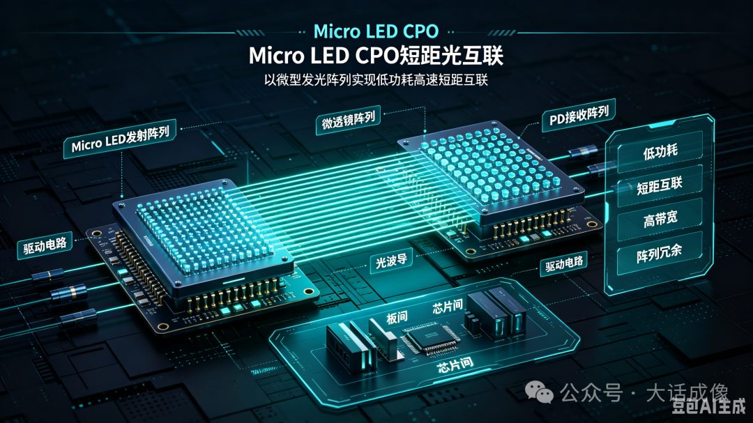 光电前沿 | 从OCS到Micro LED CPO:光学与CIS的新机遇图7