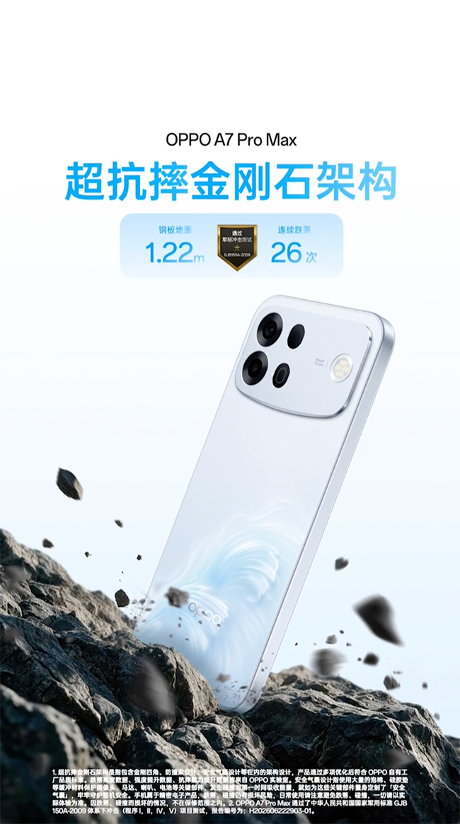 搭载行业首个七年长寿万级大电池 OPPO A7 Pro Max正式发布图7