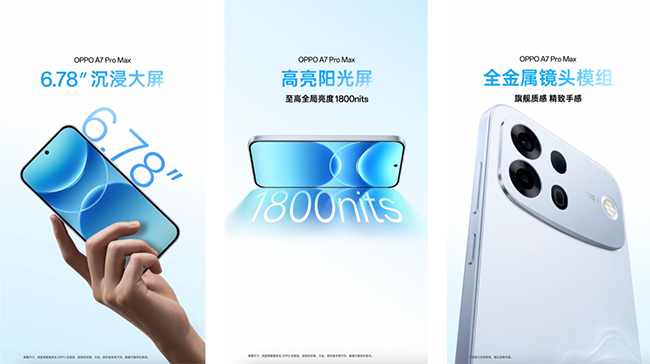 搭载行业首个七年长寿万级大电池 OPPO A7 Pro Max正式发布图12