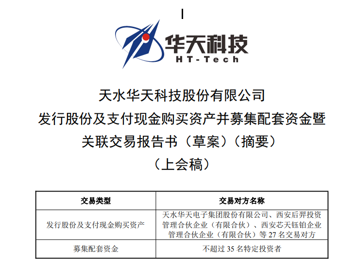 华天科技拟收购华羿微电100%股份图1