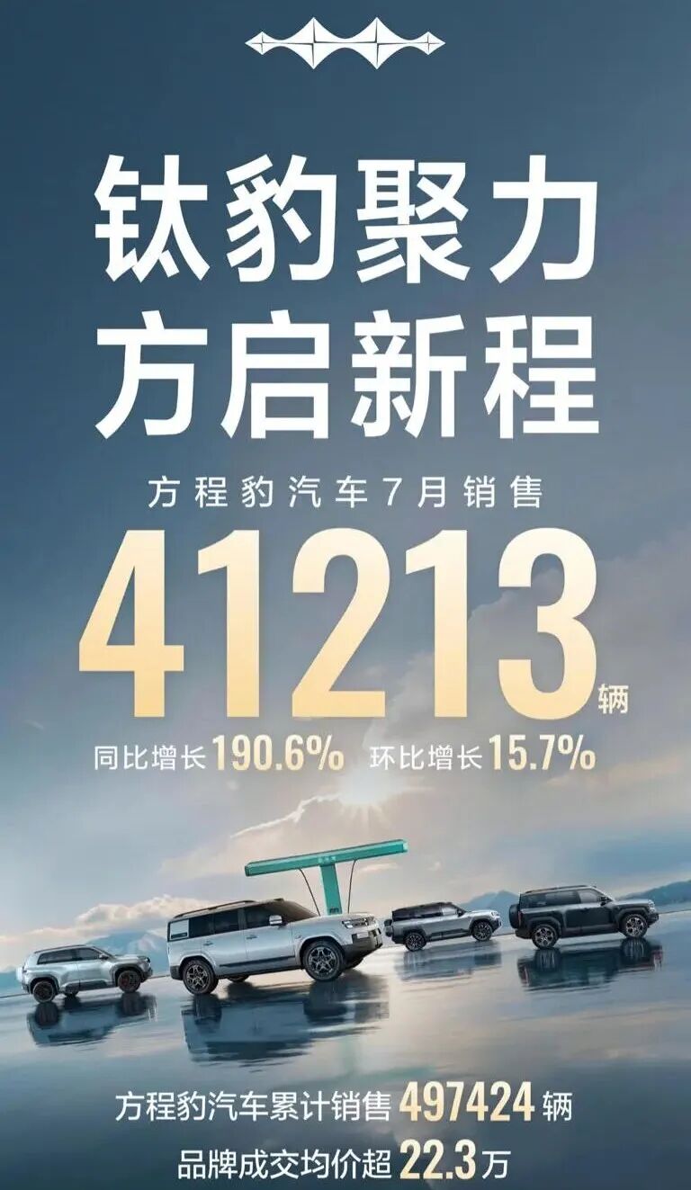 比亚迪又来一台大型SUV！方程豹钛9配置有点狠图6