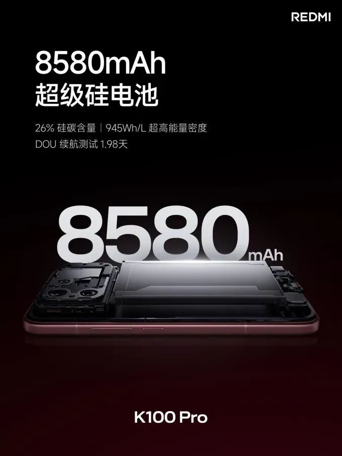 3699 REDMI K100 Pro系列发布丨9070mAh大电池+2 亿像素三摄图2