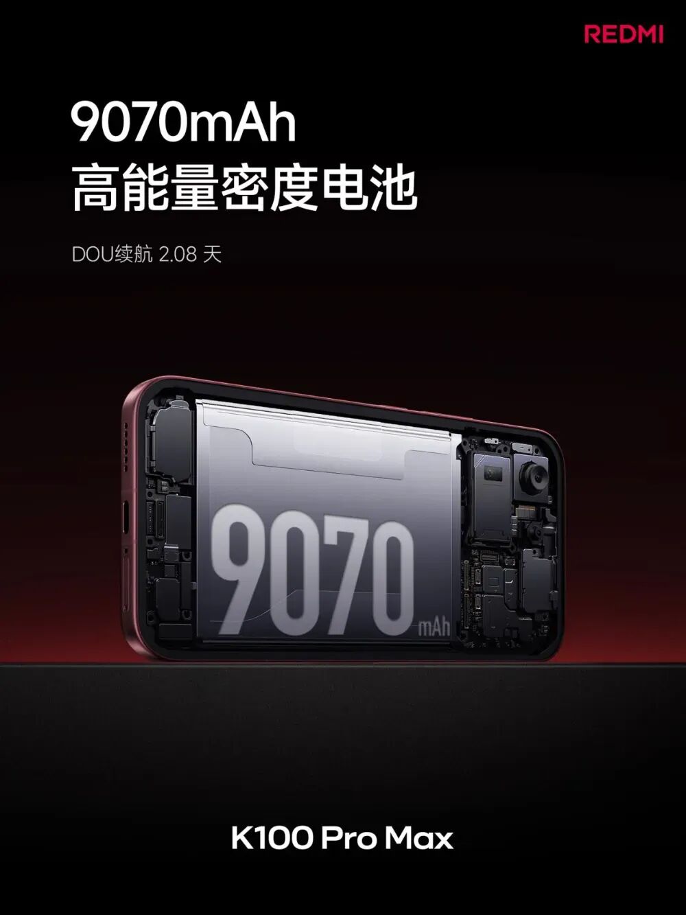 3699 REDMI K100 Pro系列发布丨9070mAh大电池+2 亿像素三摄图11