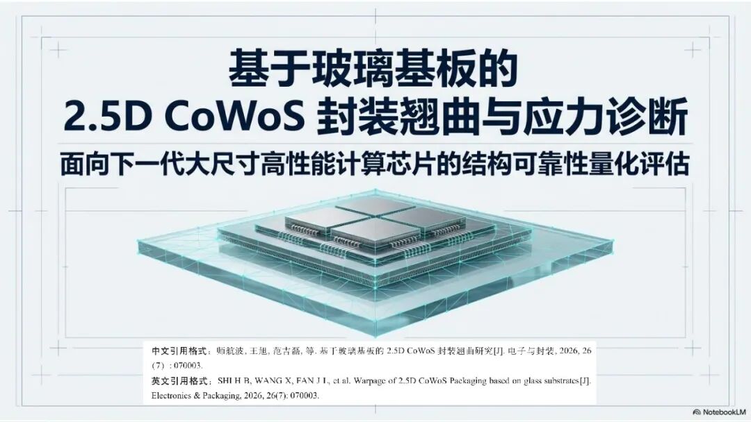 基于玻璃基板的2.5D CoWoS封装翘曲研究图2