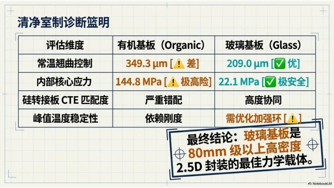 基于玻璃基板的2.5D CoWoS封装翘曲研究图13