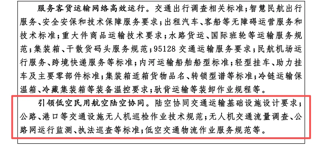 交通运输部等五部门发文：前瞻布局低空民用航空陆空协同标准体系，引领低空民用航空陆空协同、联程联运发展图4