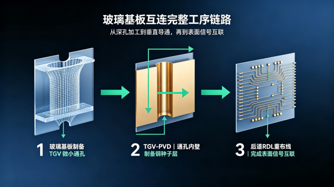 别再把TGV通孔、RDL布线与通用PVD混为一谈图7