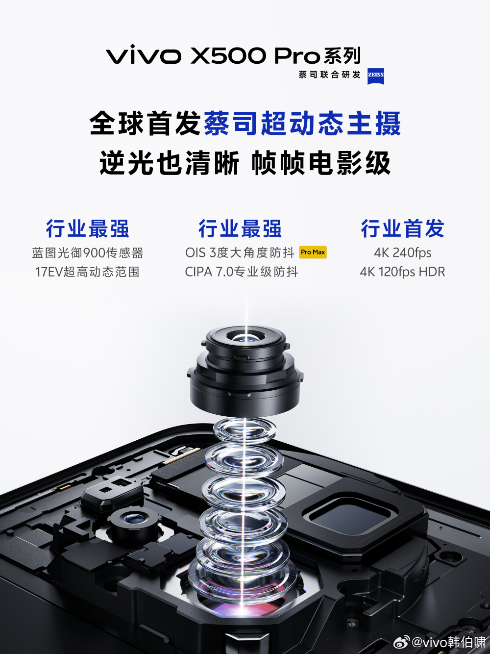 vivo X500官宣9月发，影像细节今日公布图2