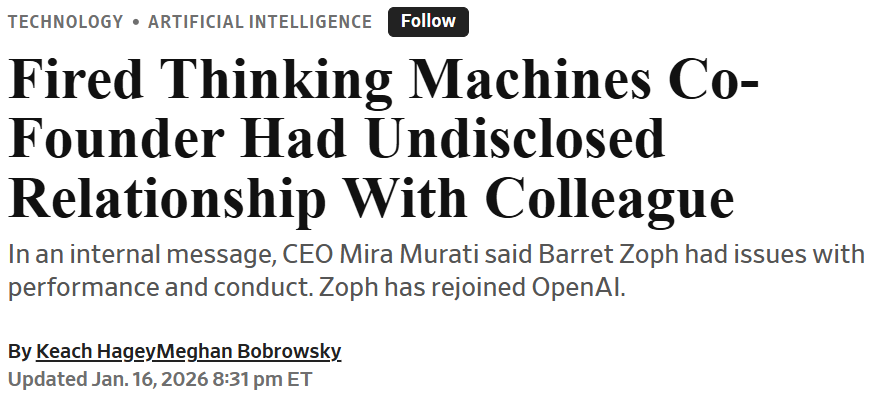 被开除的Thinking Machines CTO，又离开OpenAI回谷歌了图17