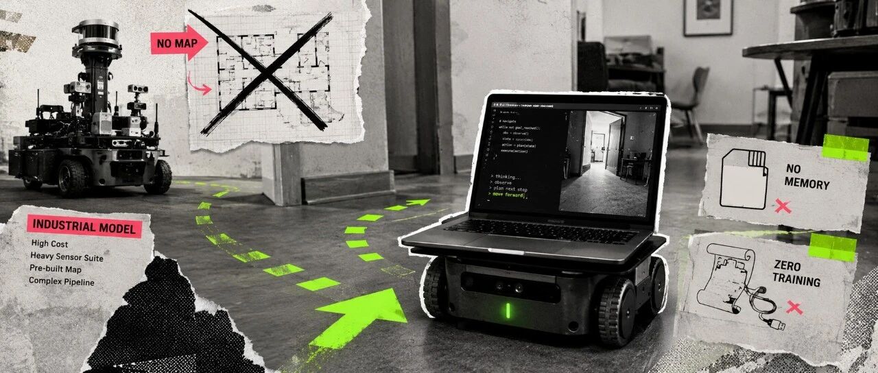 具身导航大模型白训了？coding-agent裸接机器人，成功率78%反超工业级专用模型