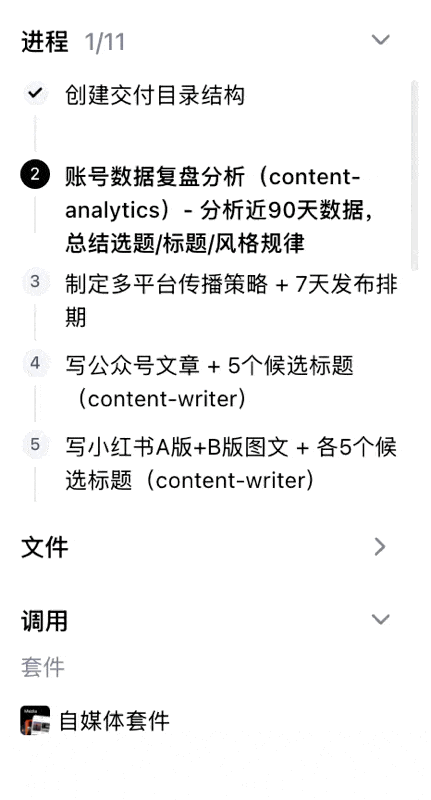 我的自媒体搭子太能卷，一顿饭功夫17份成品图3