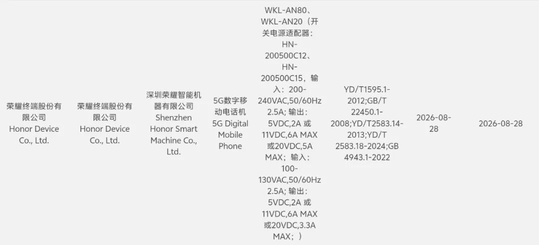 【品牌】还有风扇？疑似荣耀Magic9系列两款新机入网图1