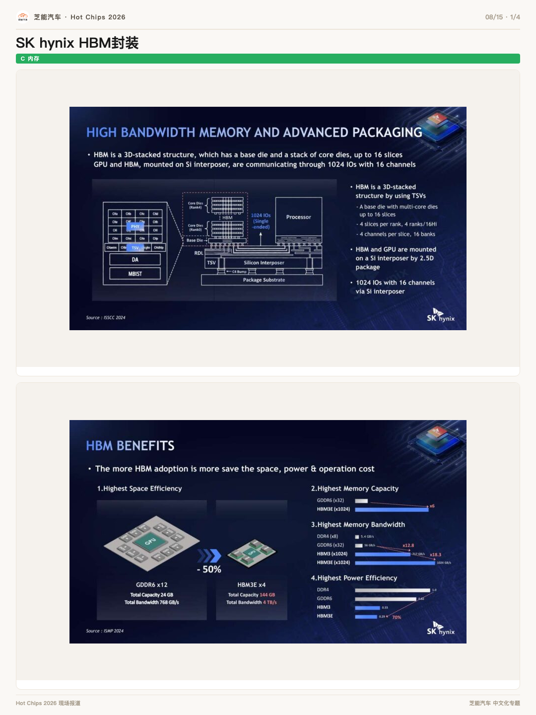 Hot Chips 2026 | HBM4最难的可能不是DRAM，而是把它们叠好图2