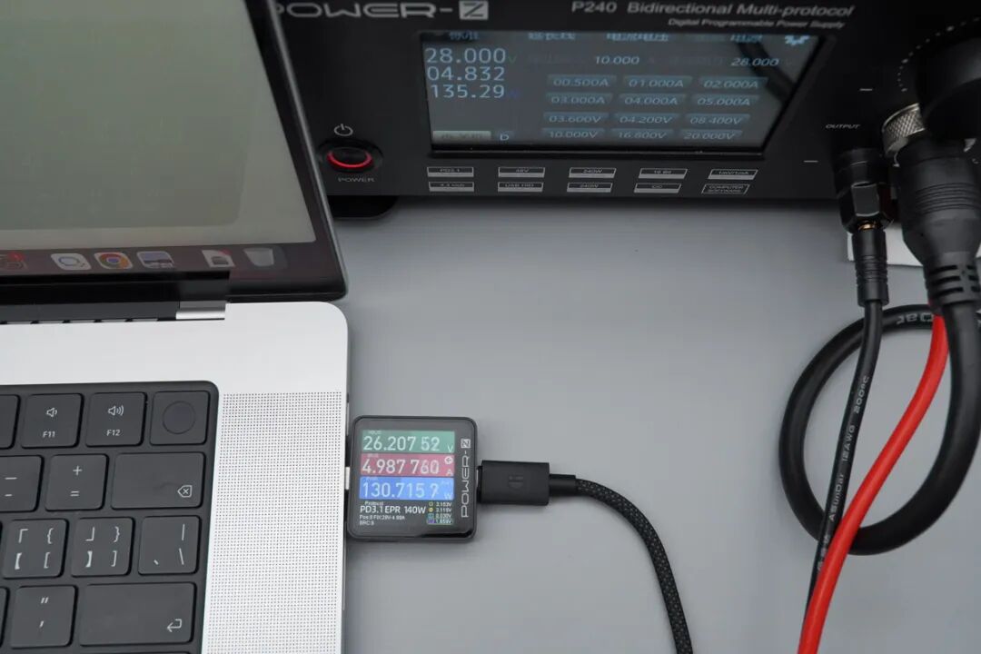 老旧电源无损升级PD3.1 140W ！ 广芯微一拖二快充模块升级评测图12