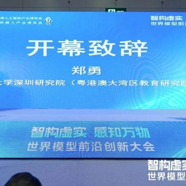 智构虚实 感知万物 | 世界模型前沿创新大会成功举办