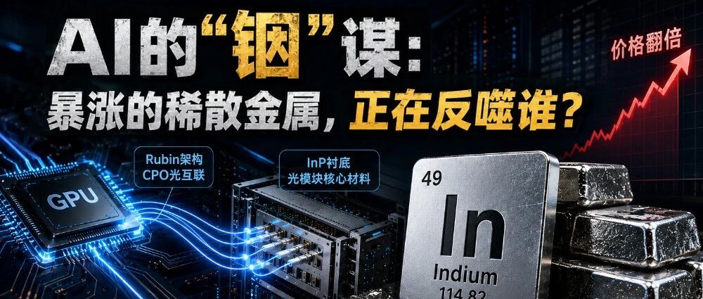 AI的“铟”谋：暴涨的稀散金属，正在反噬谁？