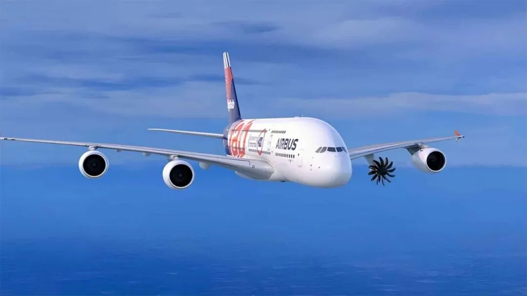 原马航一架A380正准备用于“开放风扇”发动机试验图1