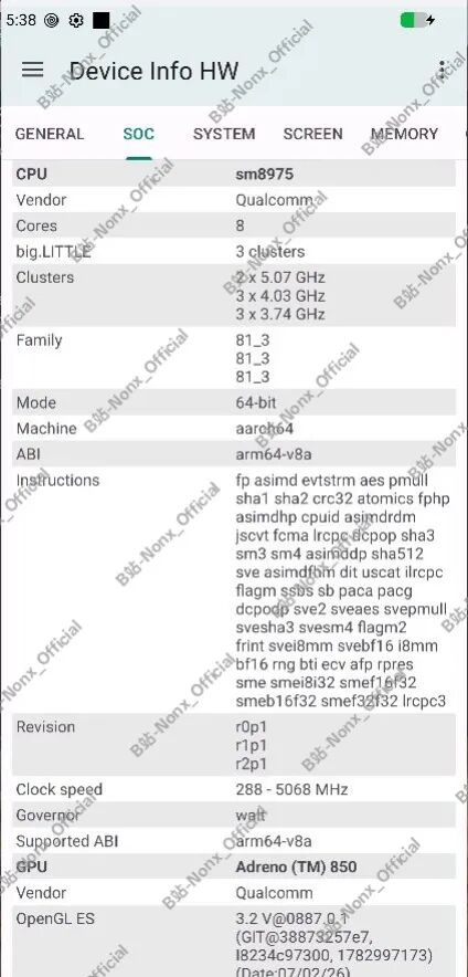 首超5GHz！高通第六代骁龙8超级至尊版芯片样品曝光图5