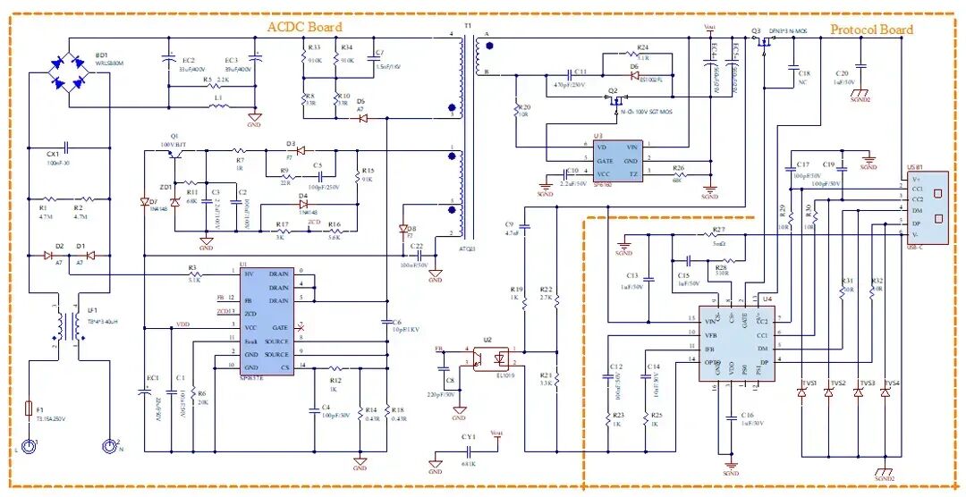 合封SiC缩小充电器体积,硅动力发布65W快充方案图1