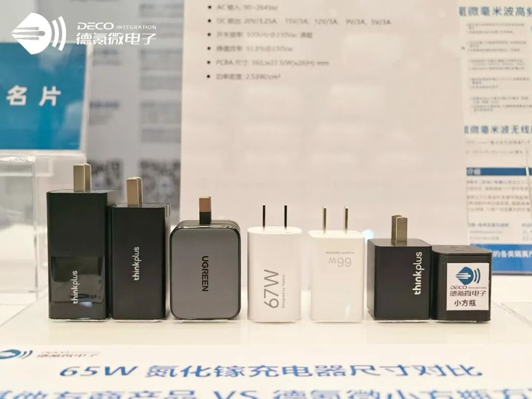 德氪微携全球最小65W快充方案亮相亚洲充电展图1
