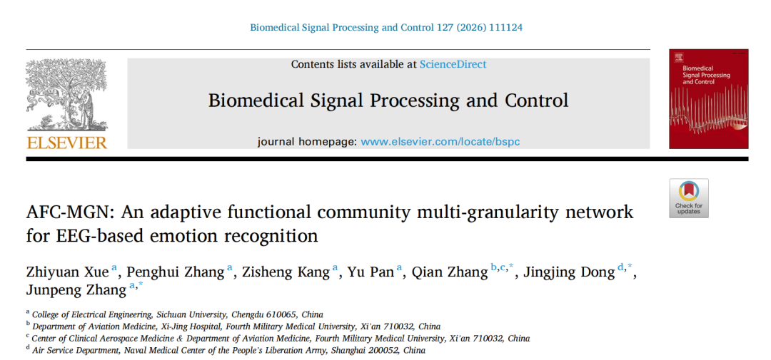 从固定脑区划分到个体化功能社区:基于AFC-MGN 的 EEG 情绪识别方法图3