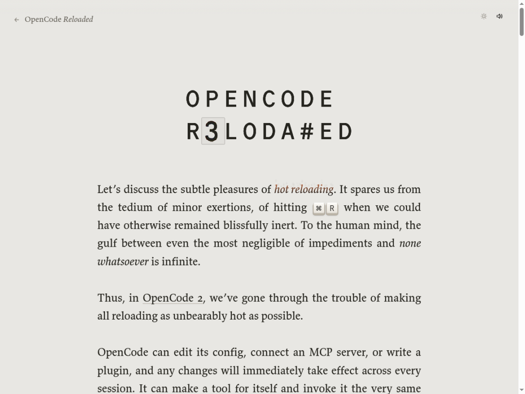 OpenCode V2 来了:一套后台,终端桌面网页接着干图1