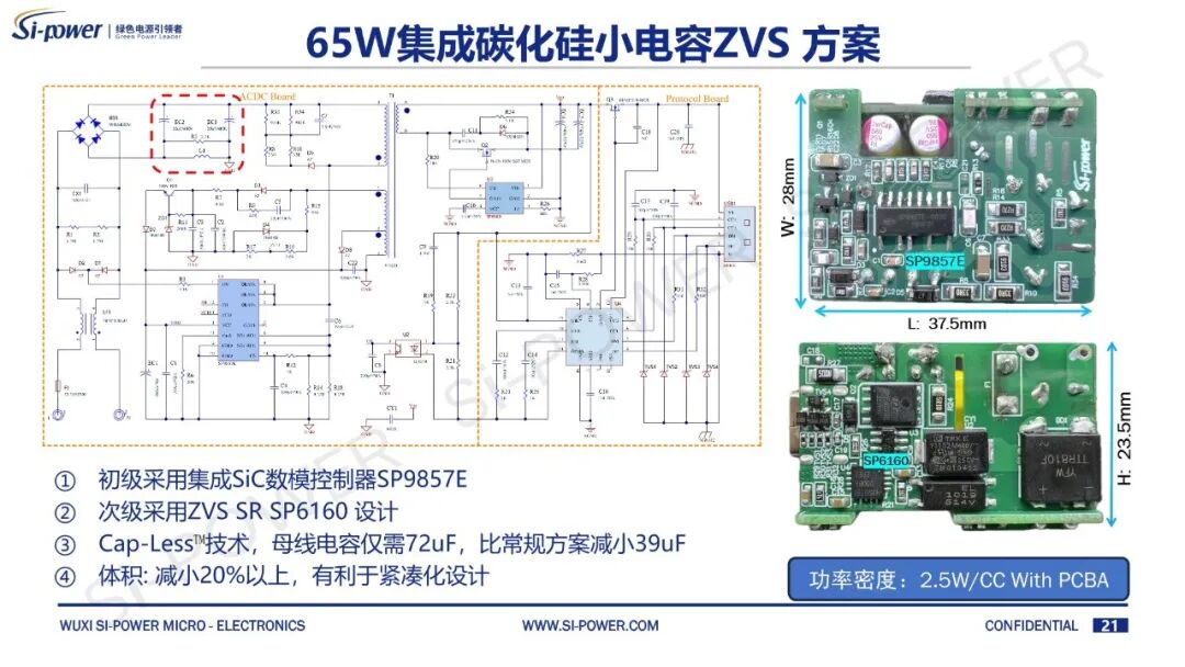 砍掉大电容,硅动力用SiC+ZVS做小型化快充!图8