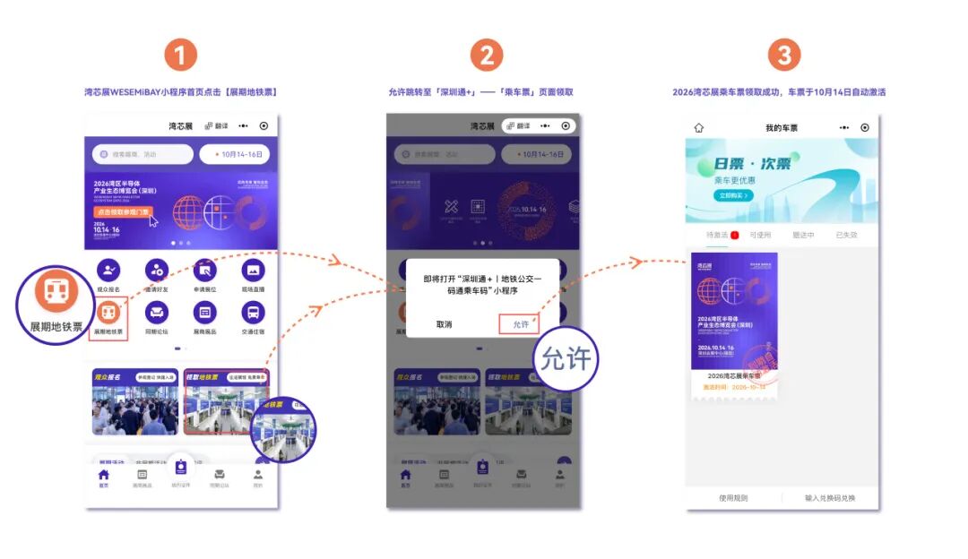 来逛湾芯展，免费领取地铁/公交乘车票！图7