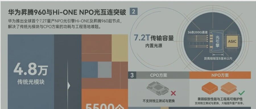 【光电共封CPO】华为NPO技术线路及产业链发展解析