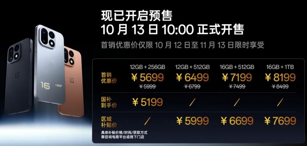 一加16发布!性能旗舰+9000mAh大电池图12