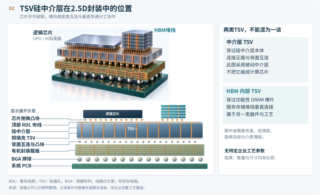 从武汉新芯与盛合晶微看国产 TSV 硅中介层与 2.5D/3D 封装的量产实践图3