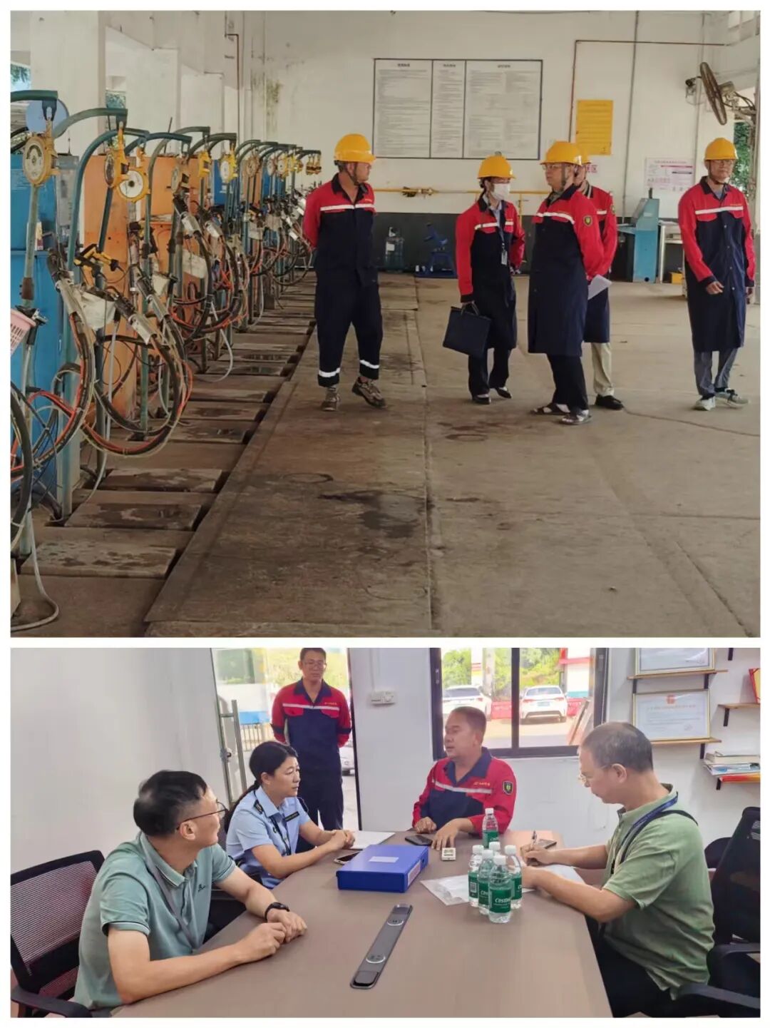 广州计量院配合开展瓶装液化气充装站专项监督检查图2