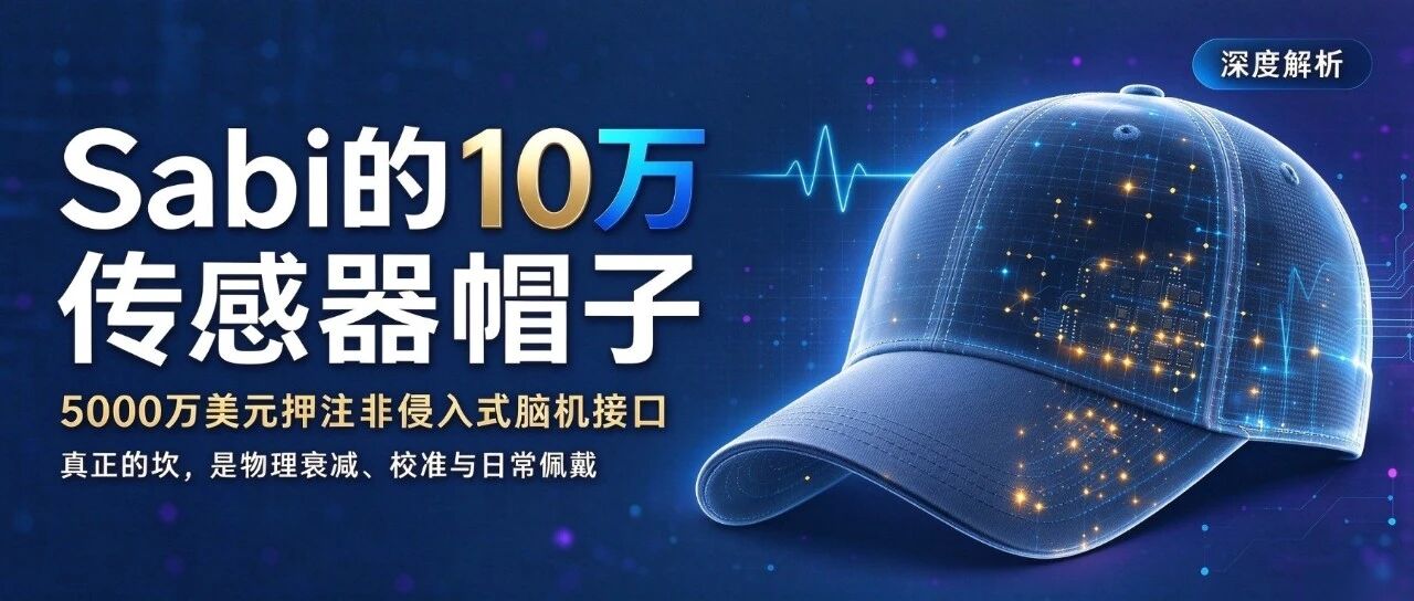 Sabi帽子塞10万传感器：5000万美元融资背后，非侵入式脑机接口到了哪一步