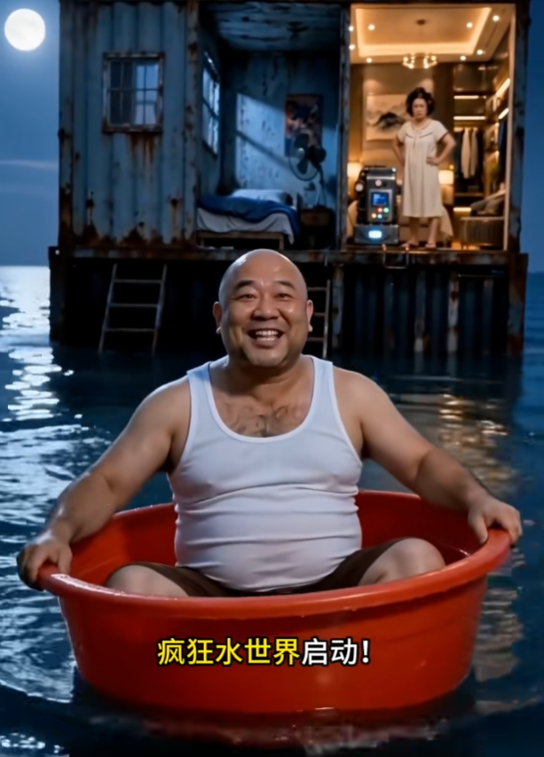 疯狂水世界进入广告业,仿佛龙卷风摧毁停车场。图8