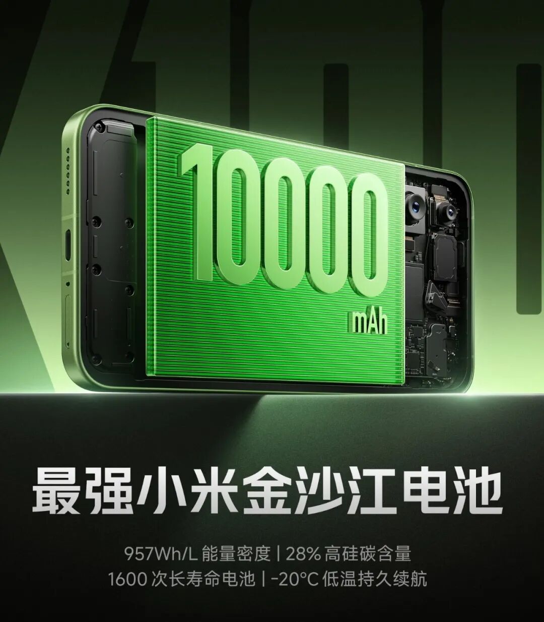 红米 K100 终于定了！10000mAh 电池，下星期发布图13