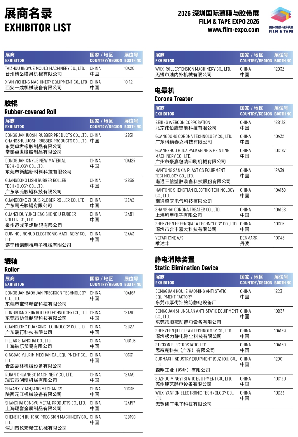 2026国际CMF展及同期深圳国际薄膜与胶带展高清展位图+展商名录已出炉,赶紧收藏!图17