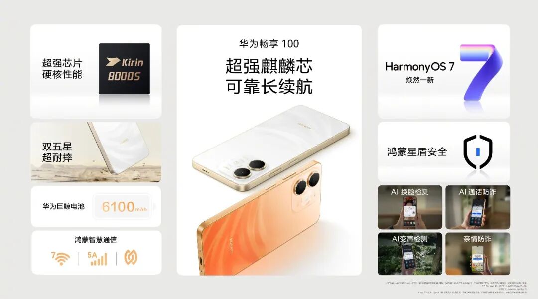 【新机】1399起 华为畅享100系列发布图1