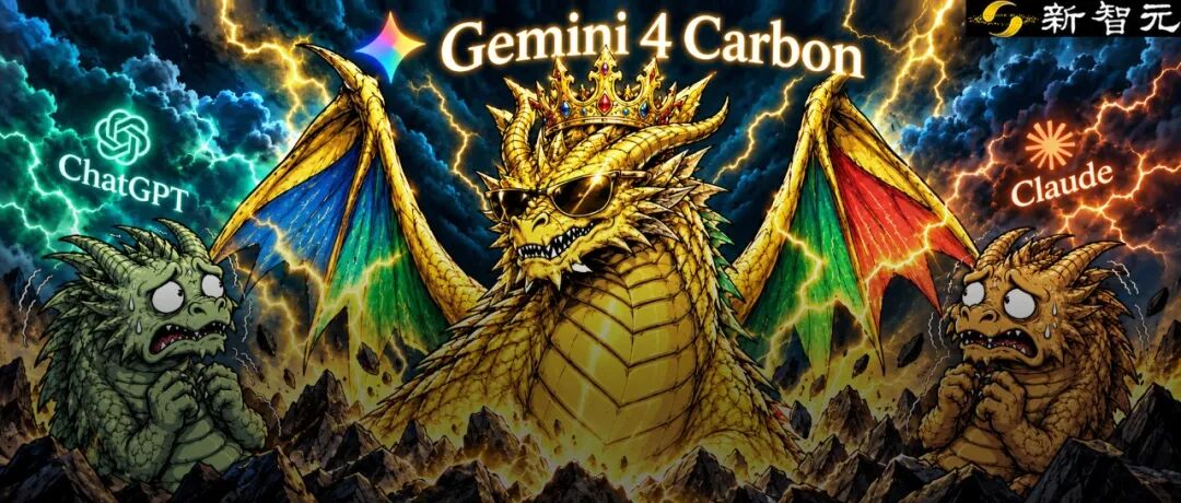刚刚，Gemini 4 Carbon发布，谷歌重回世界第一！图1